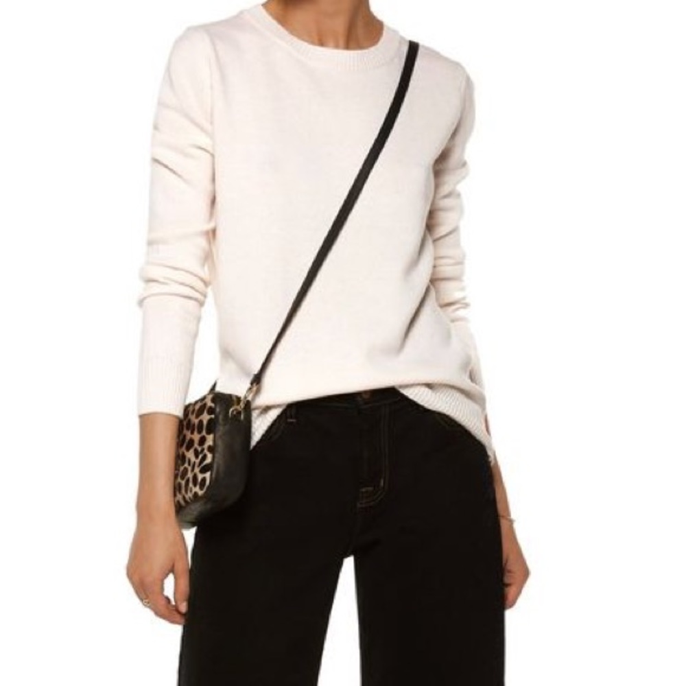 DVF sweater in white